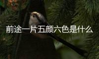 前途一片五颜六色是什么梗 梗意思介绍